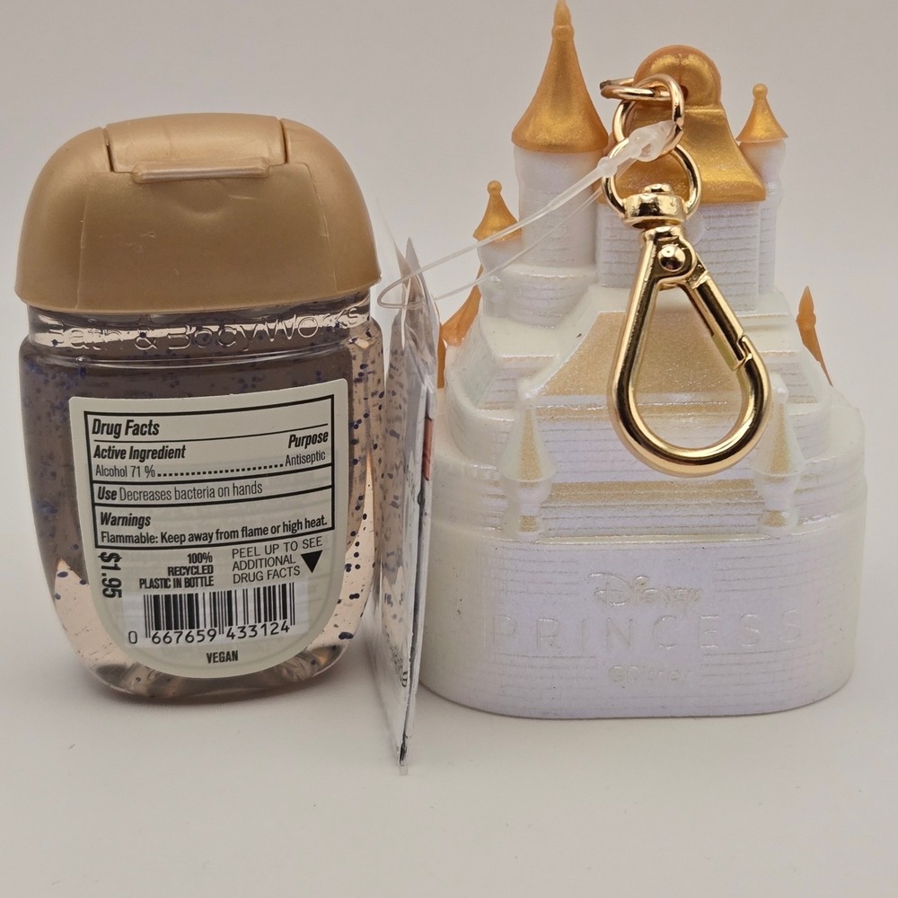 Bath & Body Works NEW Disney Princess Castle PocketBac Holder & Sanitizer Set - Picture 2 of 5